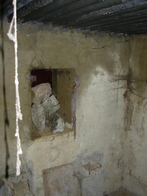 binnenkant bunker ingericht als vleermuizenverblijf